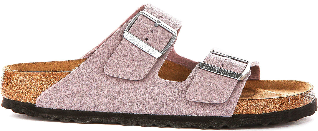 Sandales Birkenstock Arizona | Birko-Flor violet pour enfant - coupe étroite