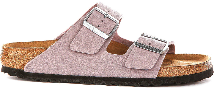 Sandales Birkenstock Arizona | Birko-Flor violet pour enfant - coupe étroite