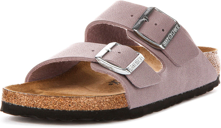 Sandales Birkenstock Arizona | Birko-Flor violet pour enfant - coupe étroite