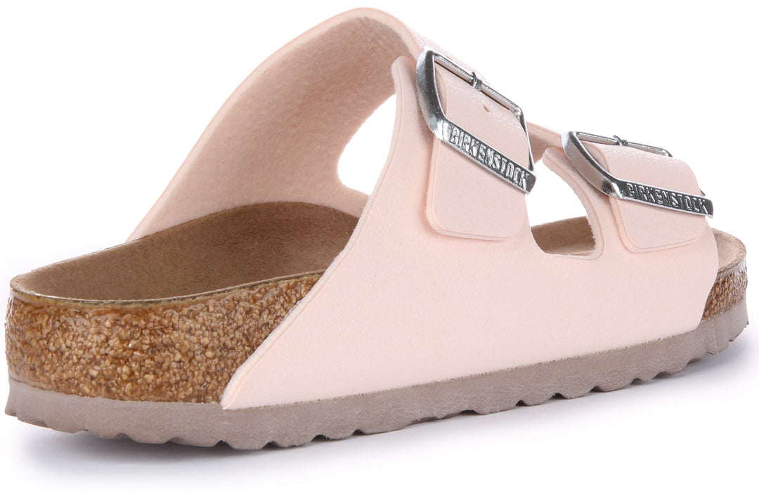 Sandales Birkenstock Arizona | Birkibuc rose – adapté aux véganes pour femme