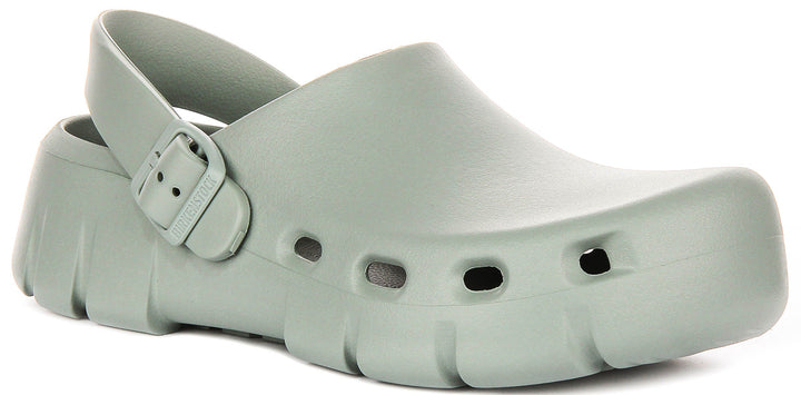 Birkenstock Birki Flow sabots | EVA vert sauge pour femmes - coupe standard