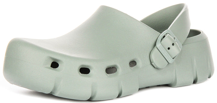 Birkenstock Birki Flow sabots | EVA vert sauge pour femmes - coupe standard