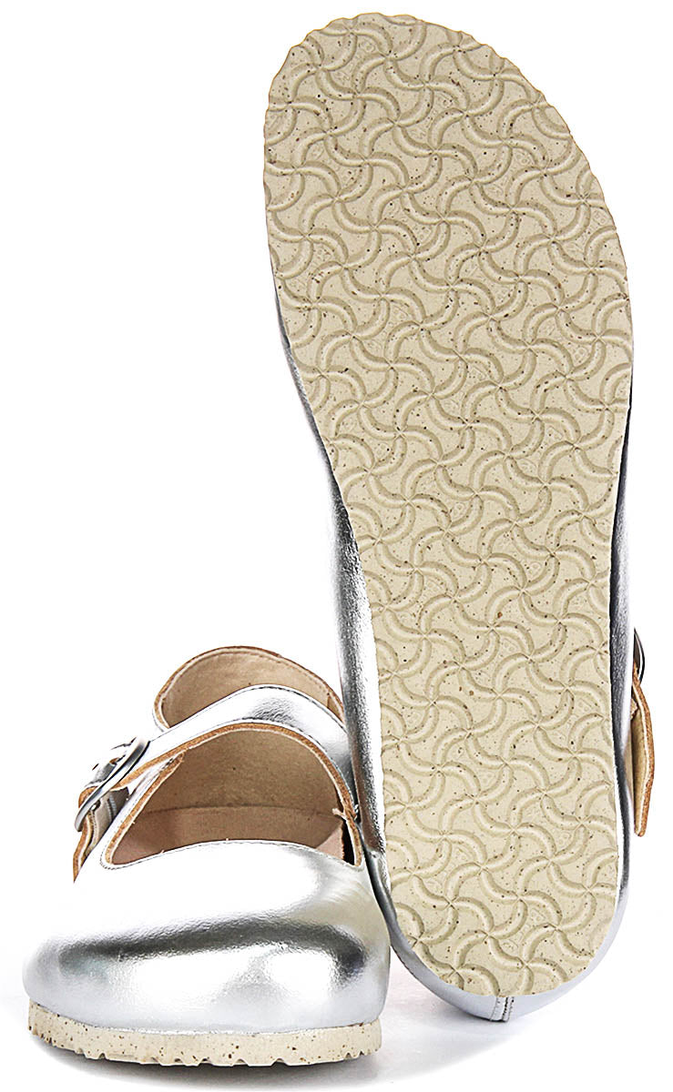 Chaussures Birkenstock Tracy | matière synthétique argentée emblématique de Birkenstock pour hommes et femmes