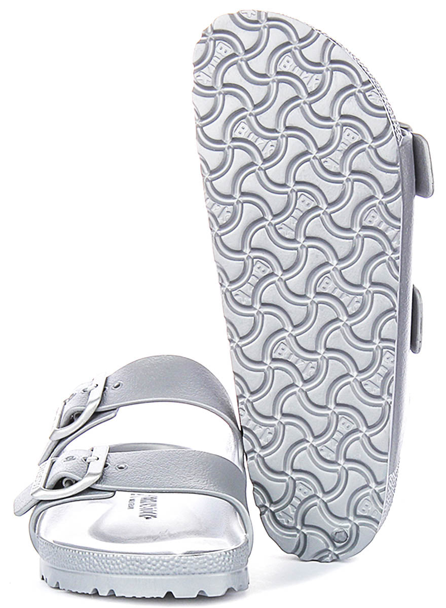 Sandali Birkenstock Arizona | EVA argento da uomo e donna - calzata stretta