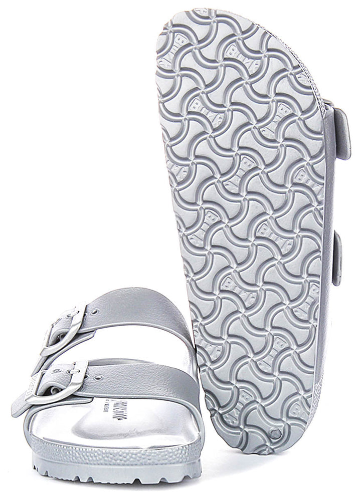 Sandali Birkenstock Arizona | EVA argento da uomo e donna - calzata stretta