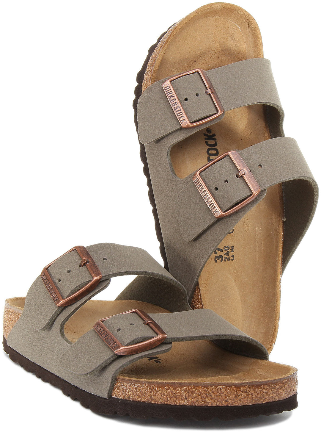 Birkenstock Arizona-sandalen | Stone Birko-Flor voor dames