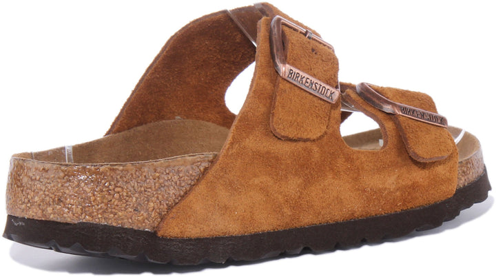 Birkenstock Arizona Sandals | Brown suede leather for Women