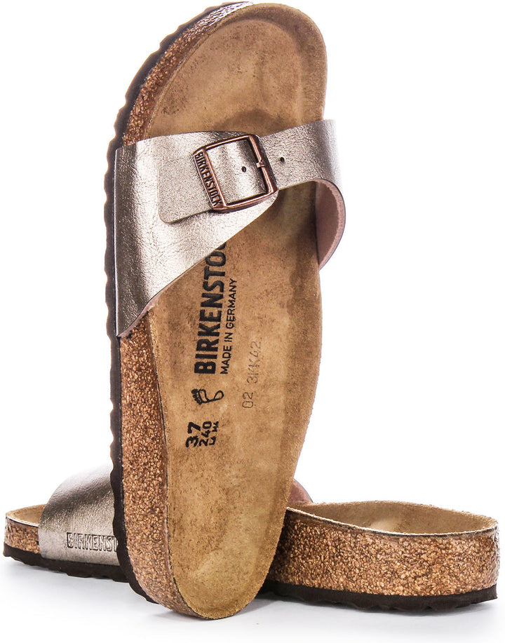Sandales Birkenstock Madrid | Birko-Flor taupe pour femme