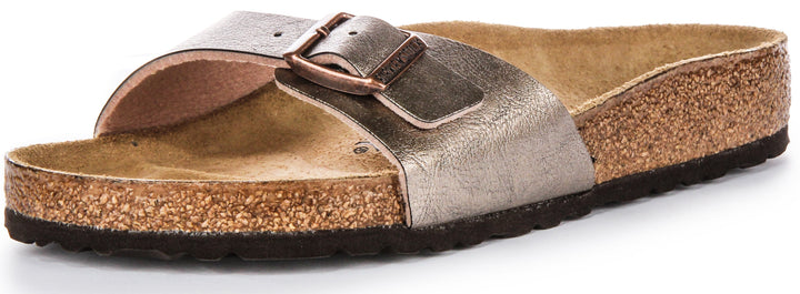 Sandales Birkenstock Madrid | Birko-Flor taupe pour femme