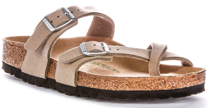 Sandales Birkenstock Mayari | Birko-Flor taupe - vegan pour hommes et femmes