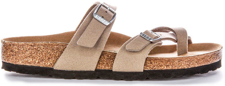Sandales Birkenstock Mayari | Birko-Flor taupe - vegan pour hommes et femmes