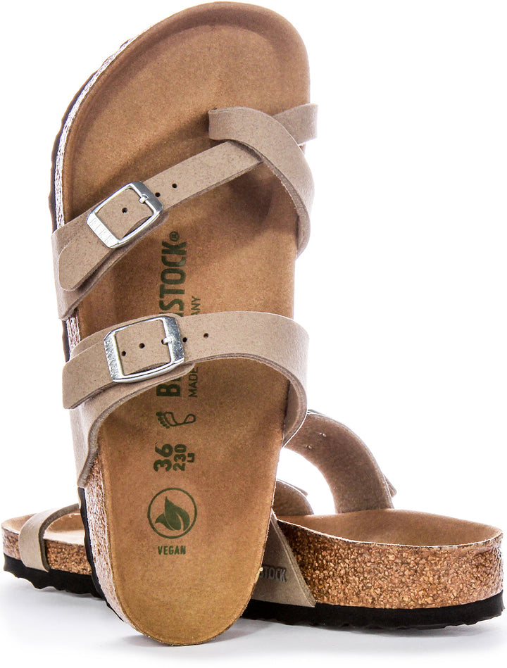 Sandales Birkenstock Mayari | Birko-Flor taupe - vegan pour hommes et femmes