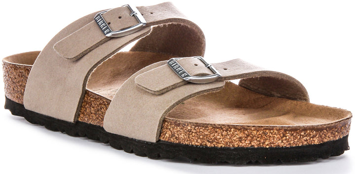 Zuecos Birkenstock Sydney | Birko-Flor color topo - aptos para veganos para mujer