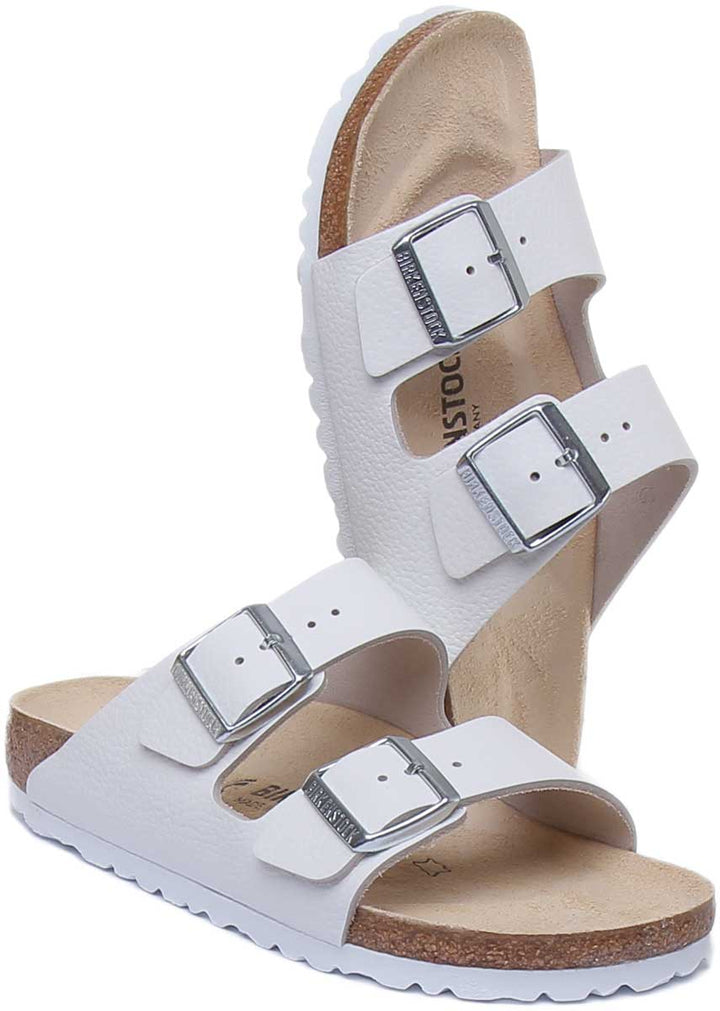 Birkenstock Arizona-sandaler | Vitt nubuckläder för kvinnor