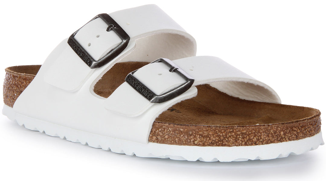Sandali Birkenstock Arizona | Birko-Flor bianco da donna