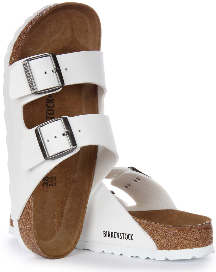 Sandali Birkenstock Arizona | Birko-Flor bianco da donna